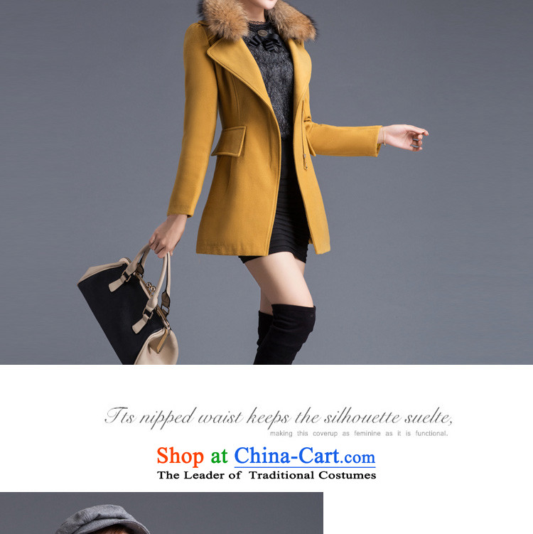 Gross? 2015 autumn and winter coats female new woolen coats in long? 